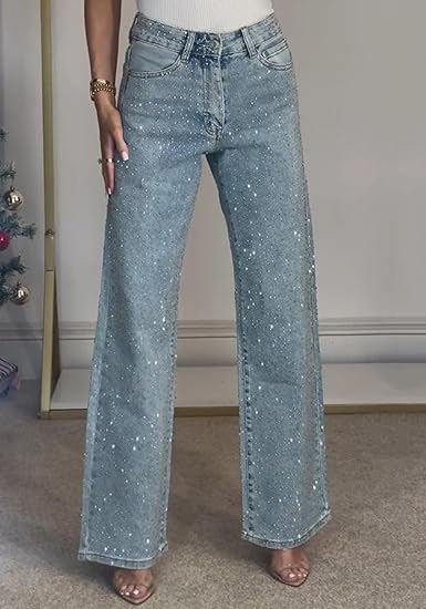 Sparkly Rhinestone  Jeans