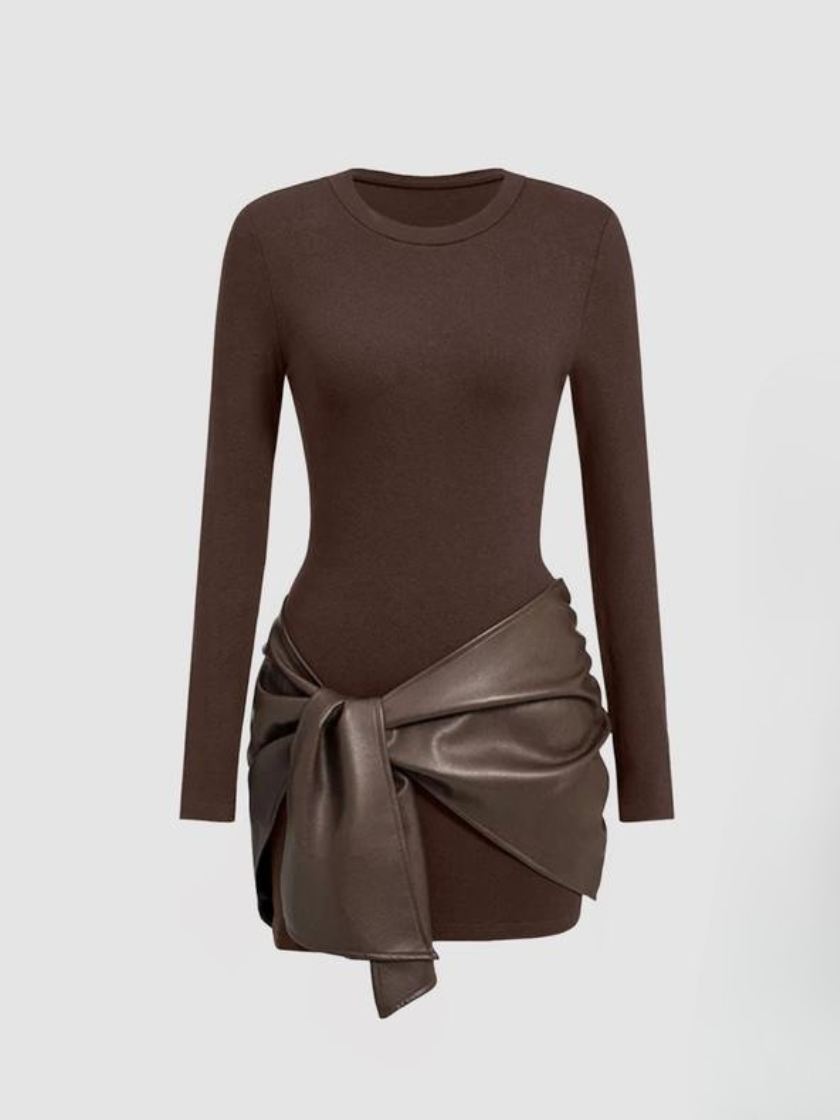 Women's Knot Side Casual Dress