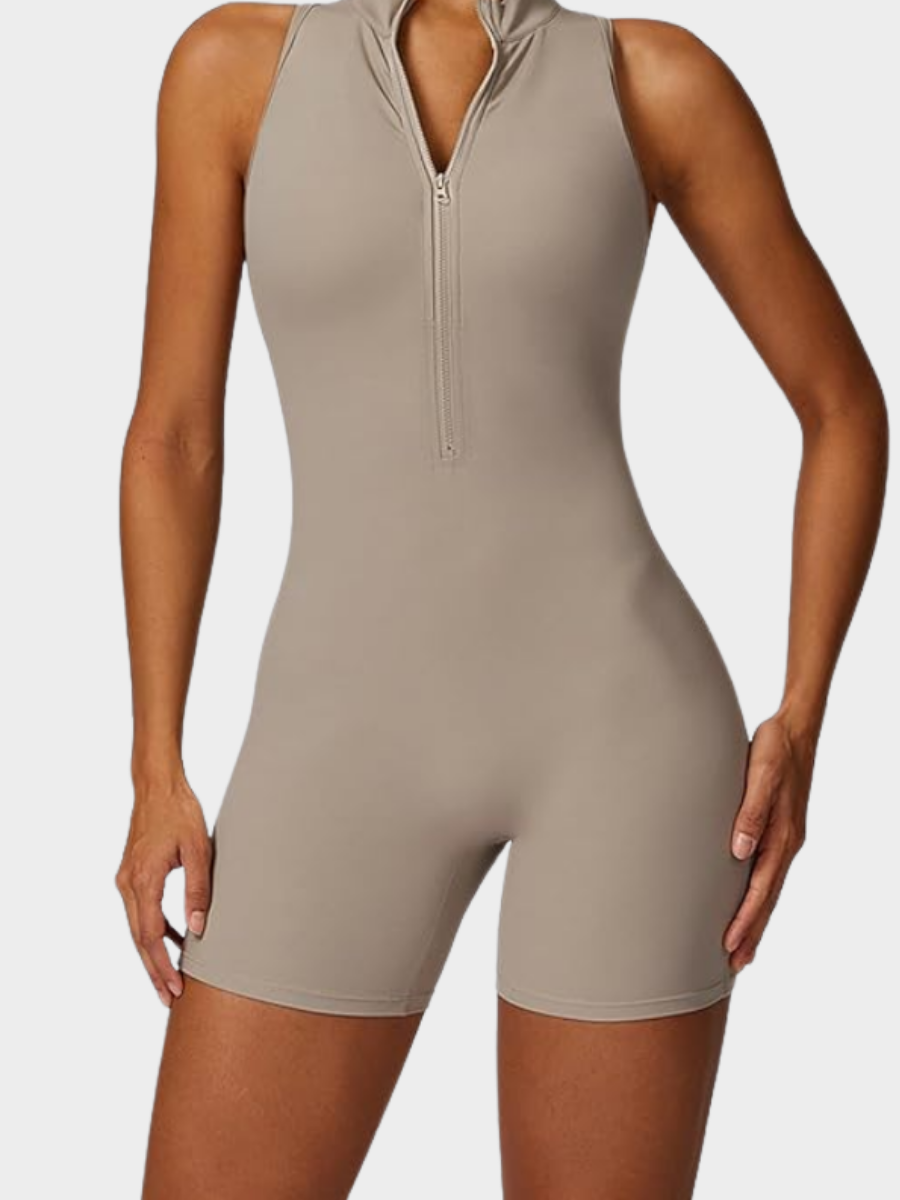 Backless Fitness Jumpsuit