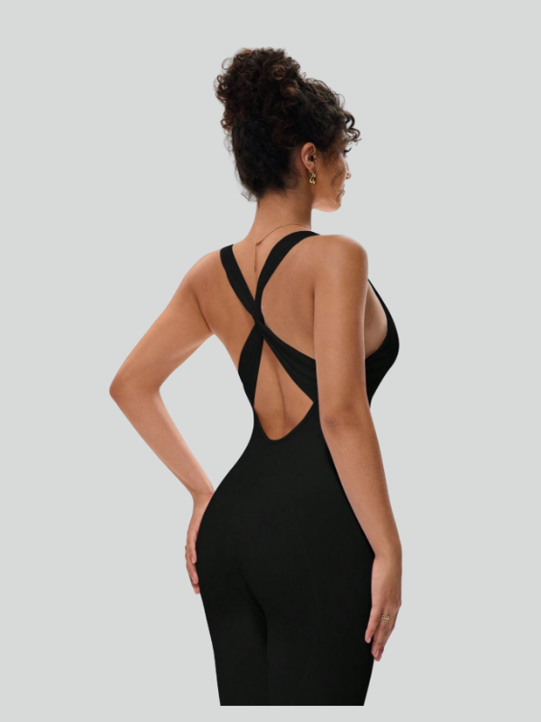 Criss-Cross Yoga Jumpsuit