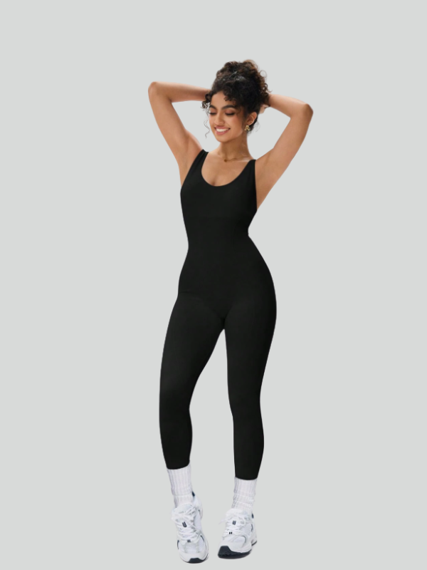 Criss-Cross Yoga Jumpsuit