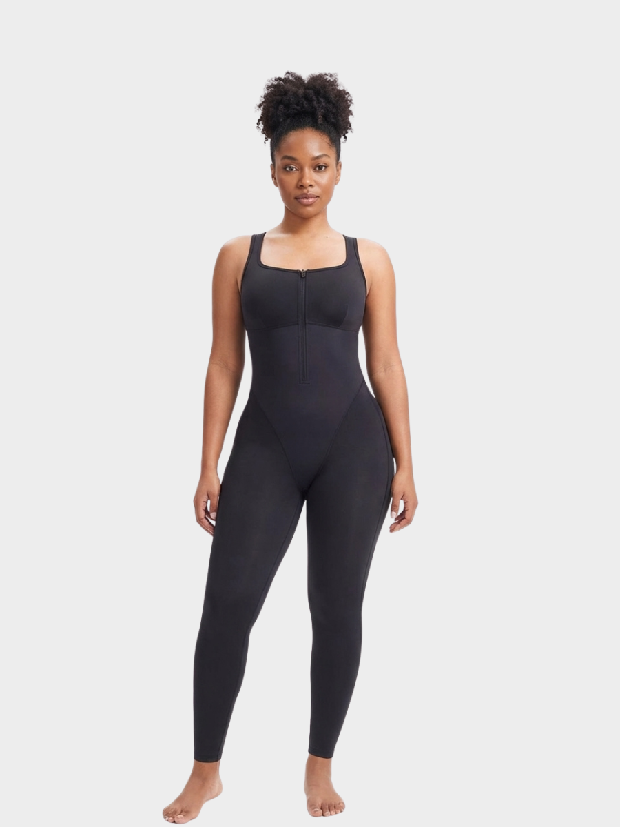 Full Body Sauna Suit – Slimming Compression Jumpsuit