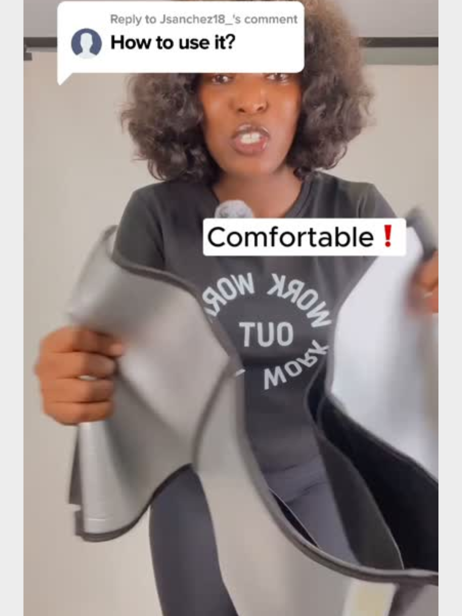 Ceinture de sauna en sablier - Sweat Max