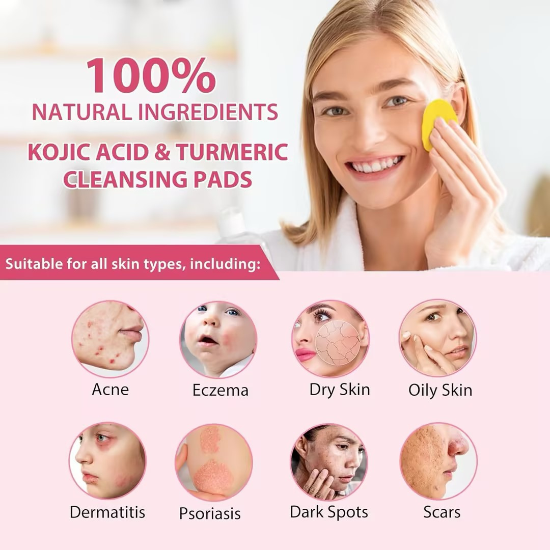 Turmeric Tretinoin Acne Cotton Pads