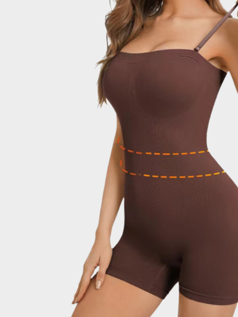 Body moldeador con tirantes extraíbles y sin costuras