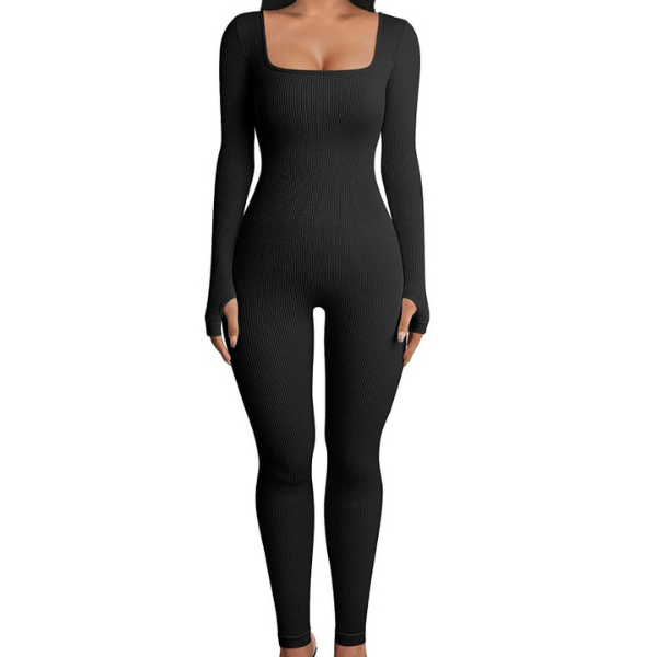 Long Sleeve Sport Jumpsuits