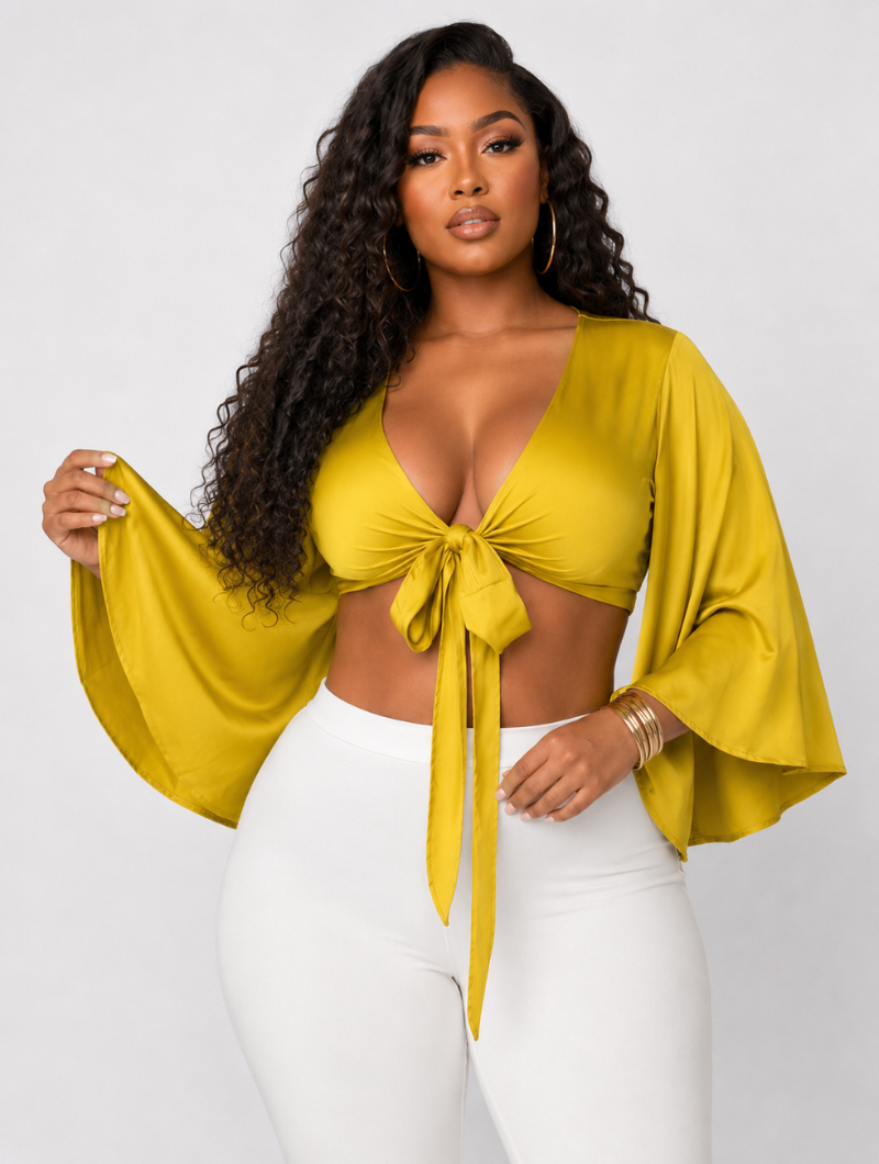 Bell Sleeve Capri Set
