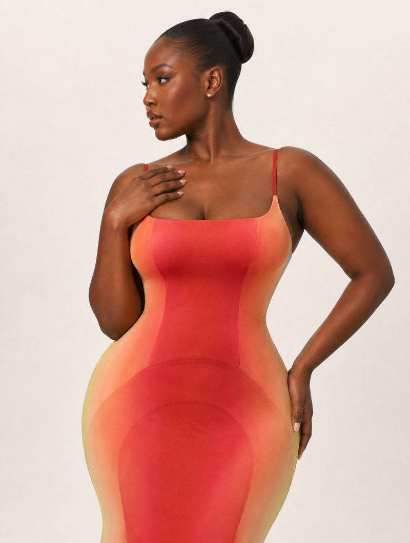 Sunset Ombre Mermaid Gown