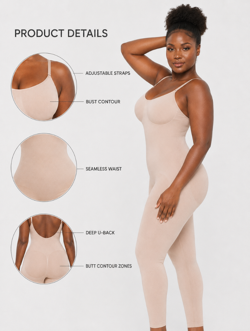 3 In 1 Shapewear Bodysuit