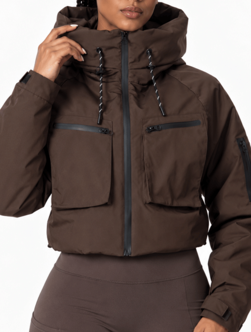Cargo Pocket Cropped Jacket