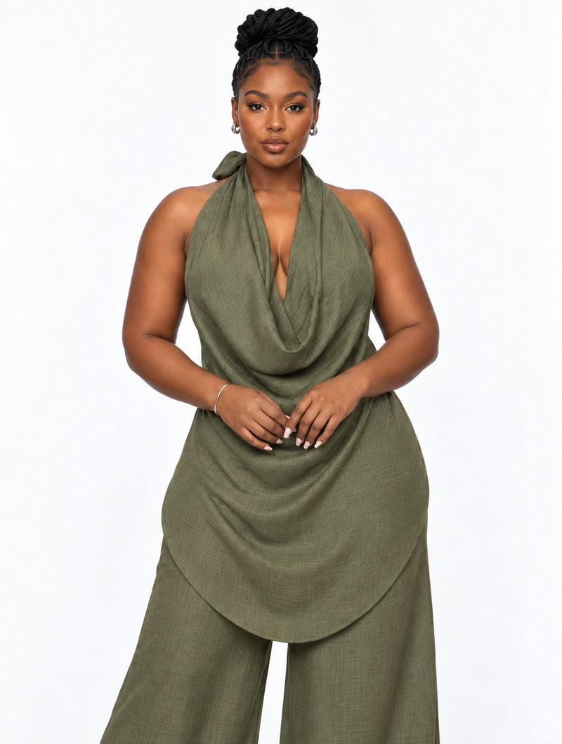 Effortless Drape Pant Set
