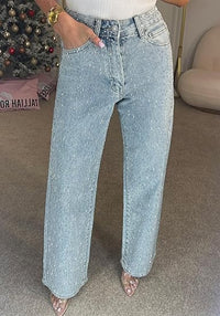 Sparkly Rhinestone Jeans