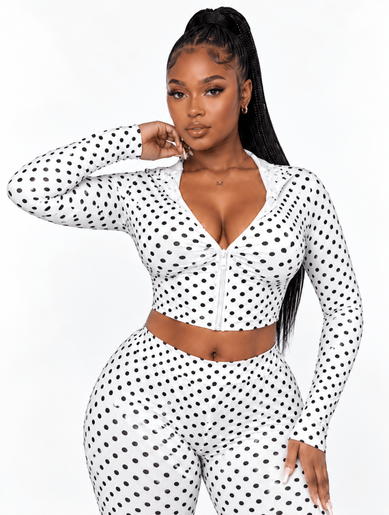 Retro Polka Flare Set