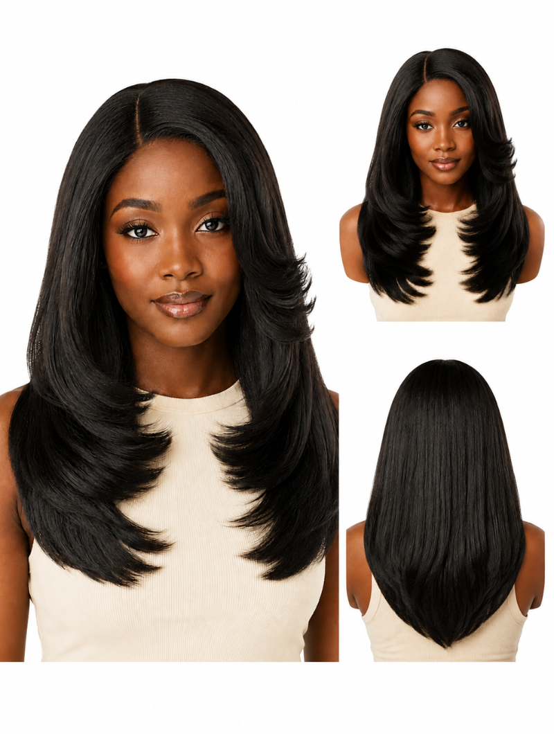 Silky Flow Layer Wig