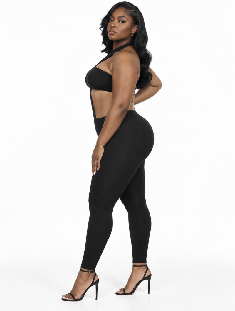 Cross Cutout Jumpsuit