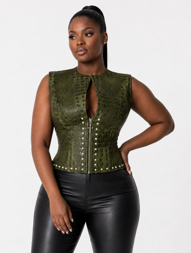 Croc Corset Flare Set