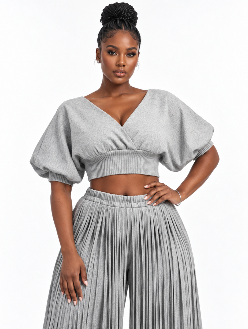 Hourglass Fringe Sweat Set