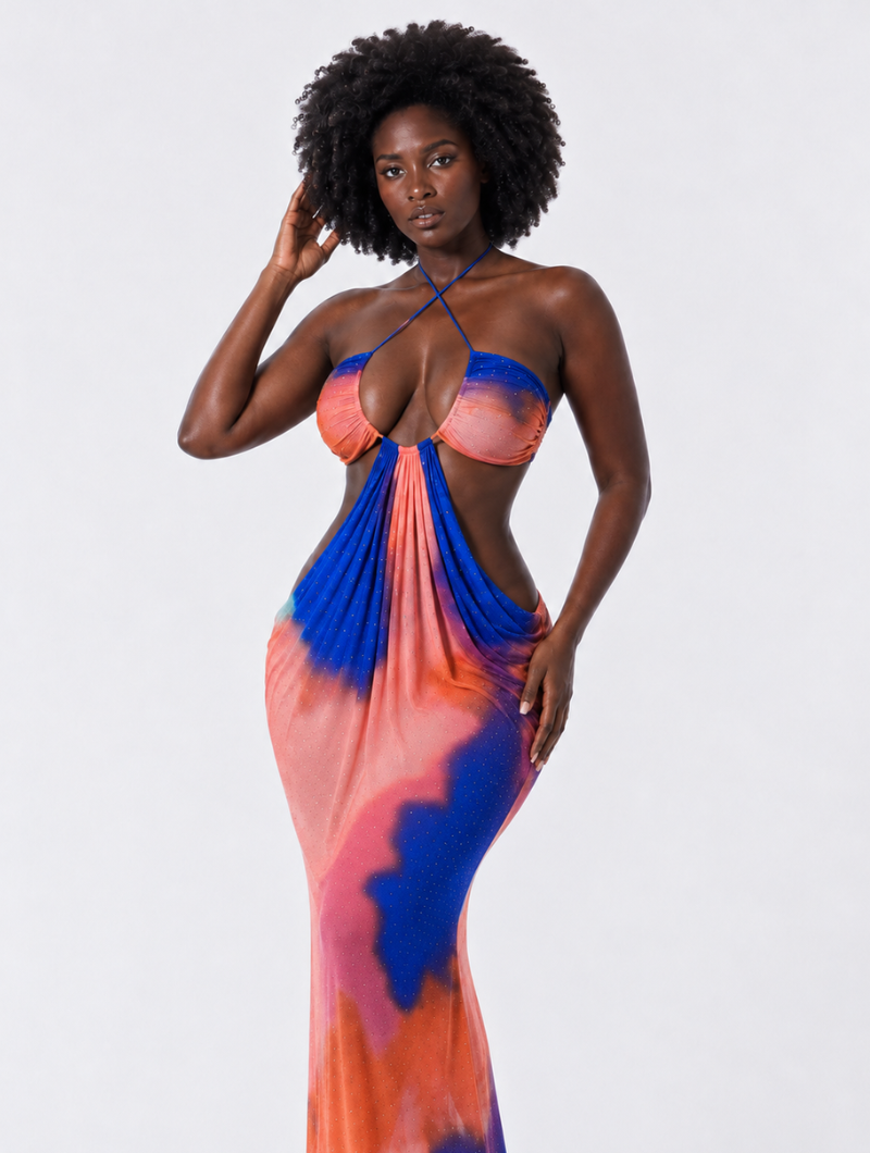 Sunset Glow Maxi Dress