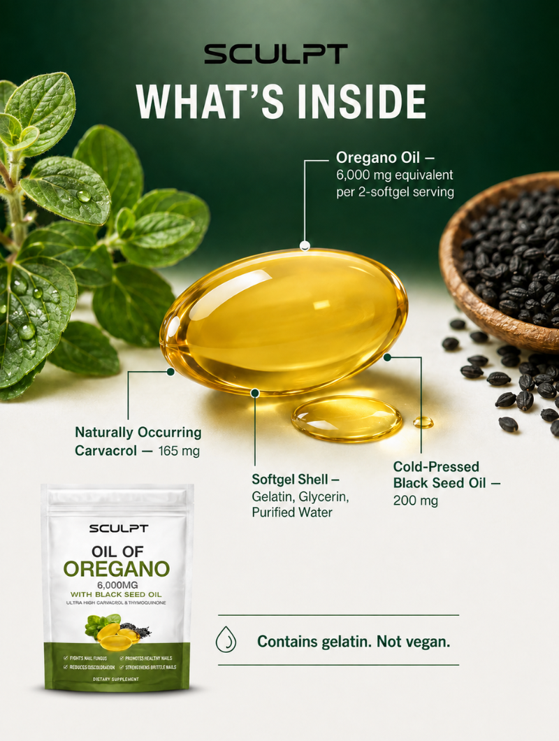 Oregano Black Seed Softgels