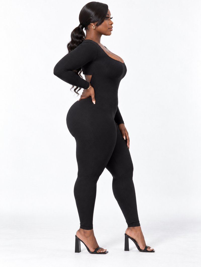 Bare Back Sculpt Jumpsuit