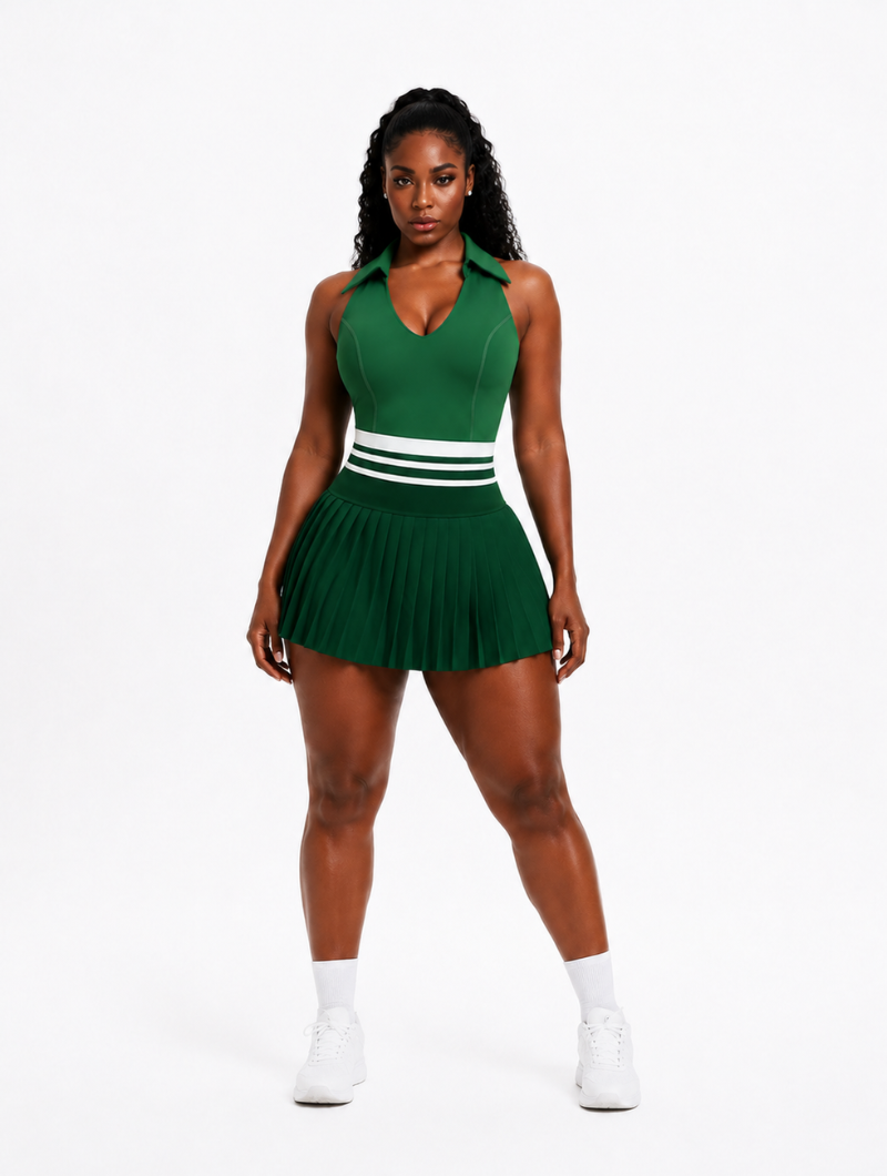 Retro Court Skirt Set