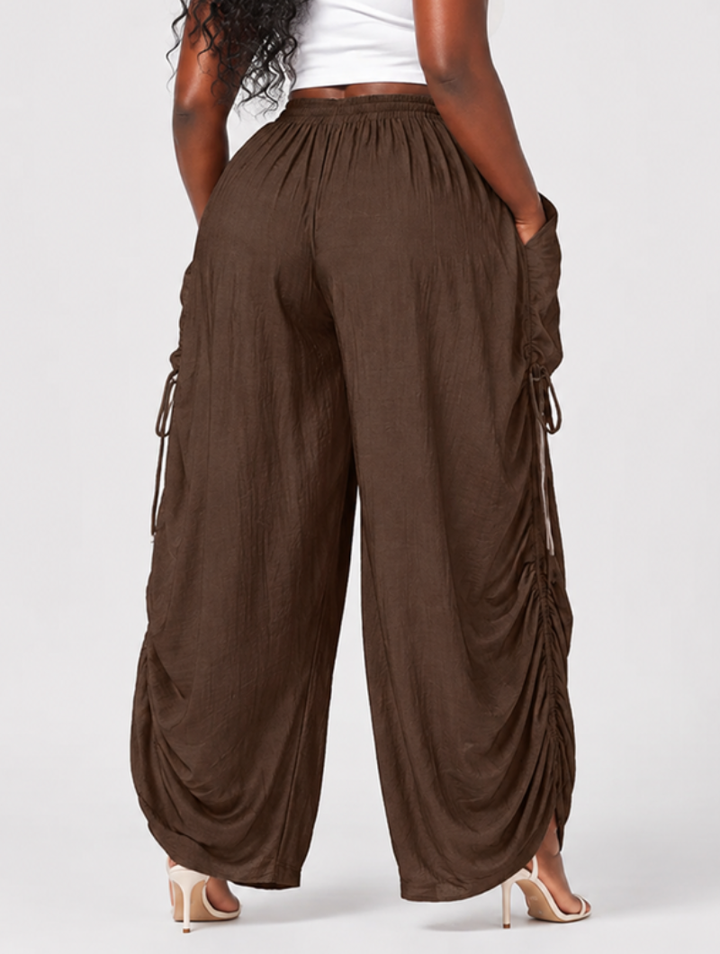 Ruched Pocket Balloon Pants