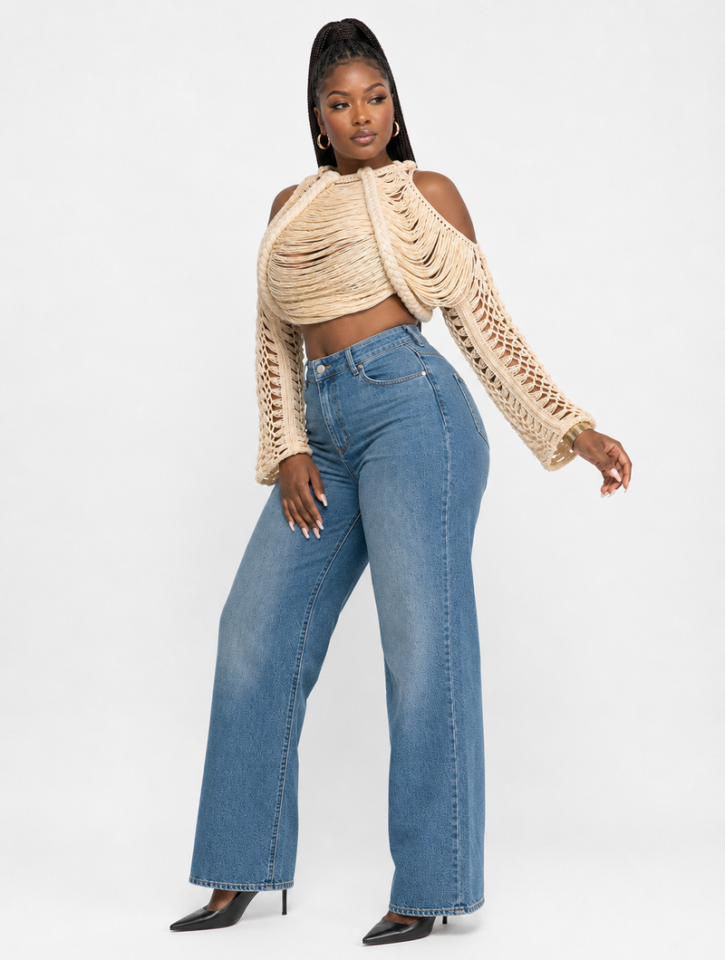 Braided Fringe Crop Top