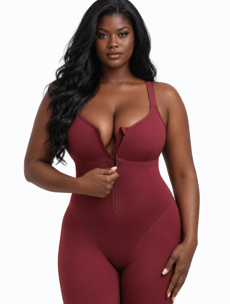 Cross Back Sculpt Jumpsuit