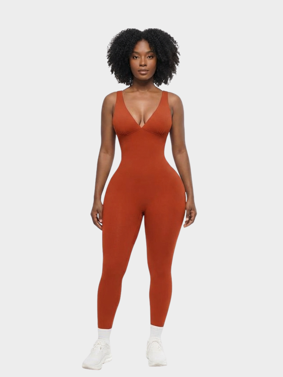 Deep V Sculpting Bodysuit
