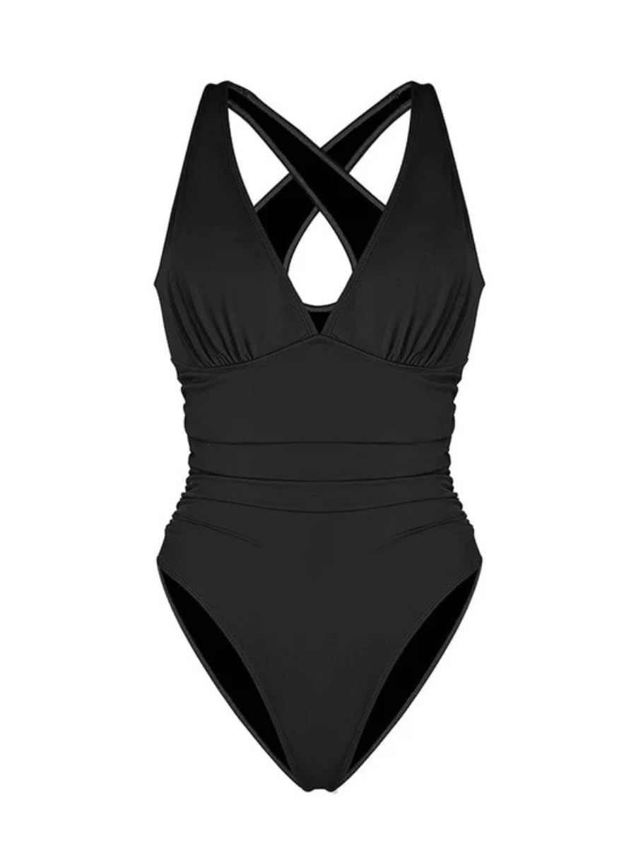 Smart Sculpt Plunge Cutout Swimsuit