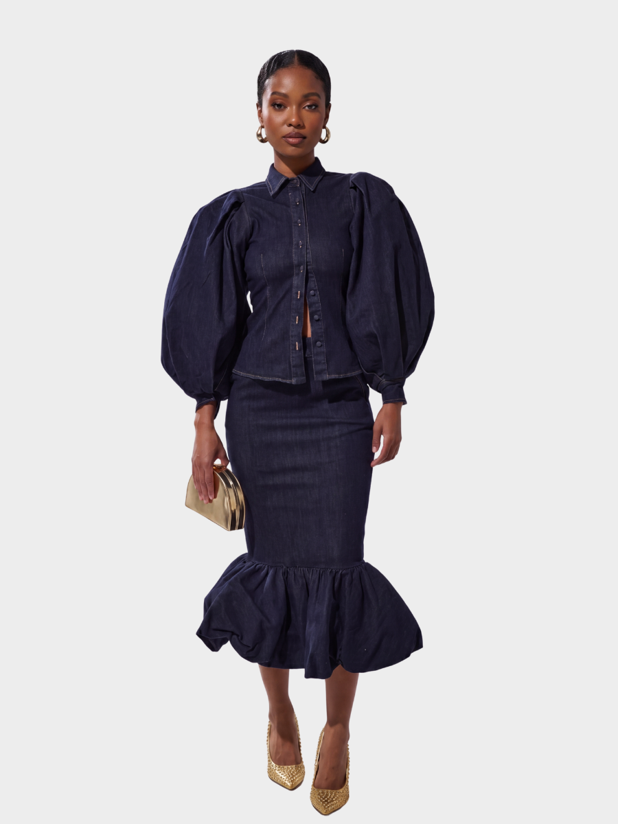 Sunday Glow Denim Set