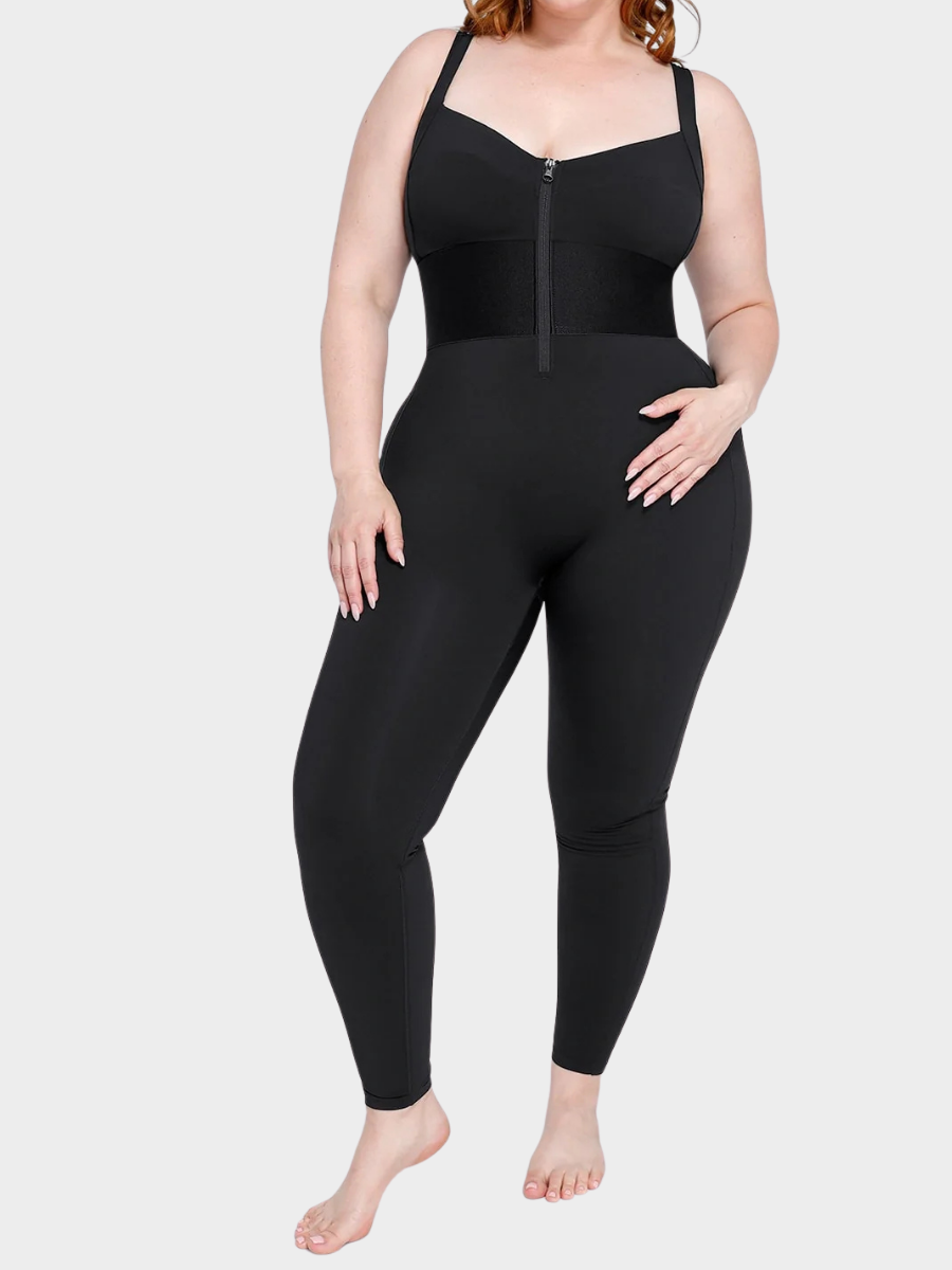 Waistband Shaping Jumpsuit