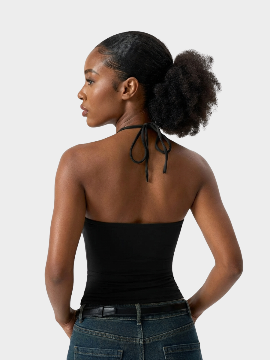 Self-Tie Halter Top