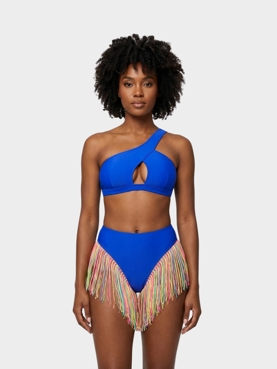 Fringe Hem Bikini Set