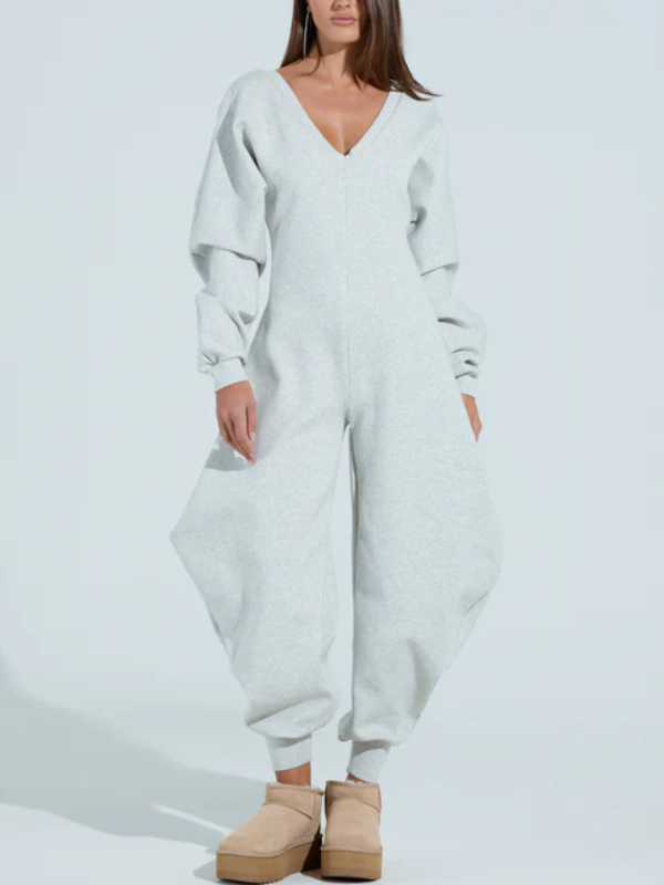 Comfy cozy sweatshirt jumpsuit