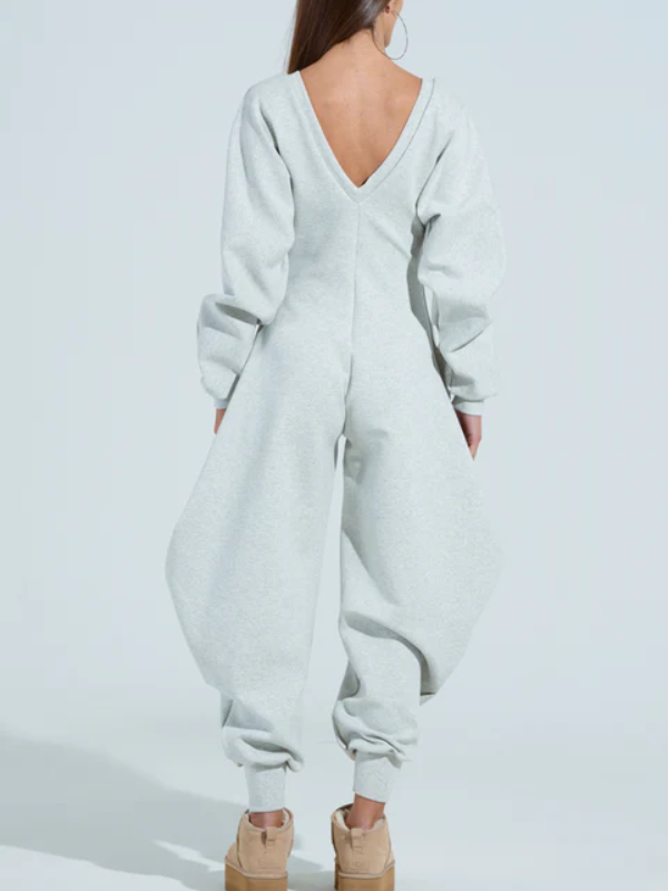 Comfy cozy sweatshirt jumpsuit