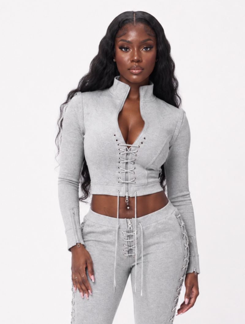 Laced Curve Sweat Set