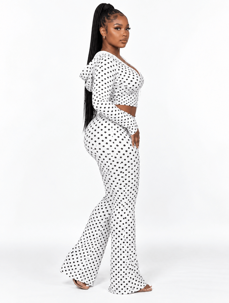 Retro Polka Flare Set