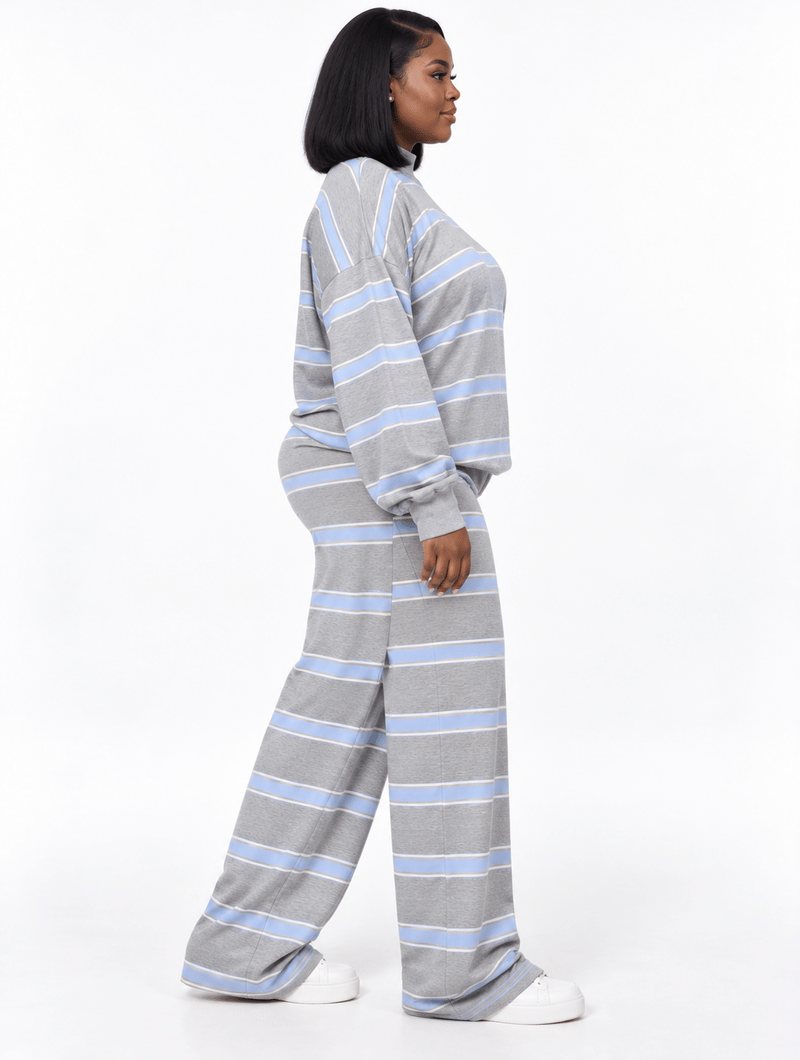 Retro Stripe Pant Set