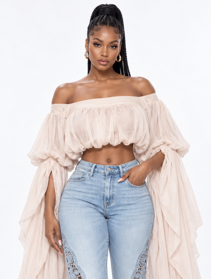 Angel Wing Crop Top