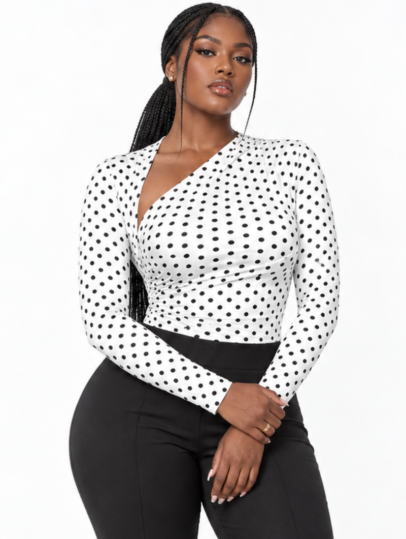 Retro Slash Dot Top
