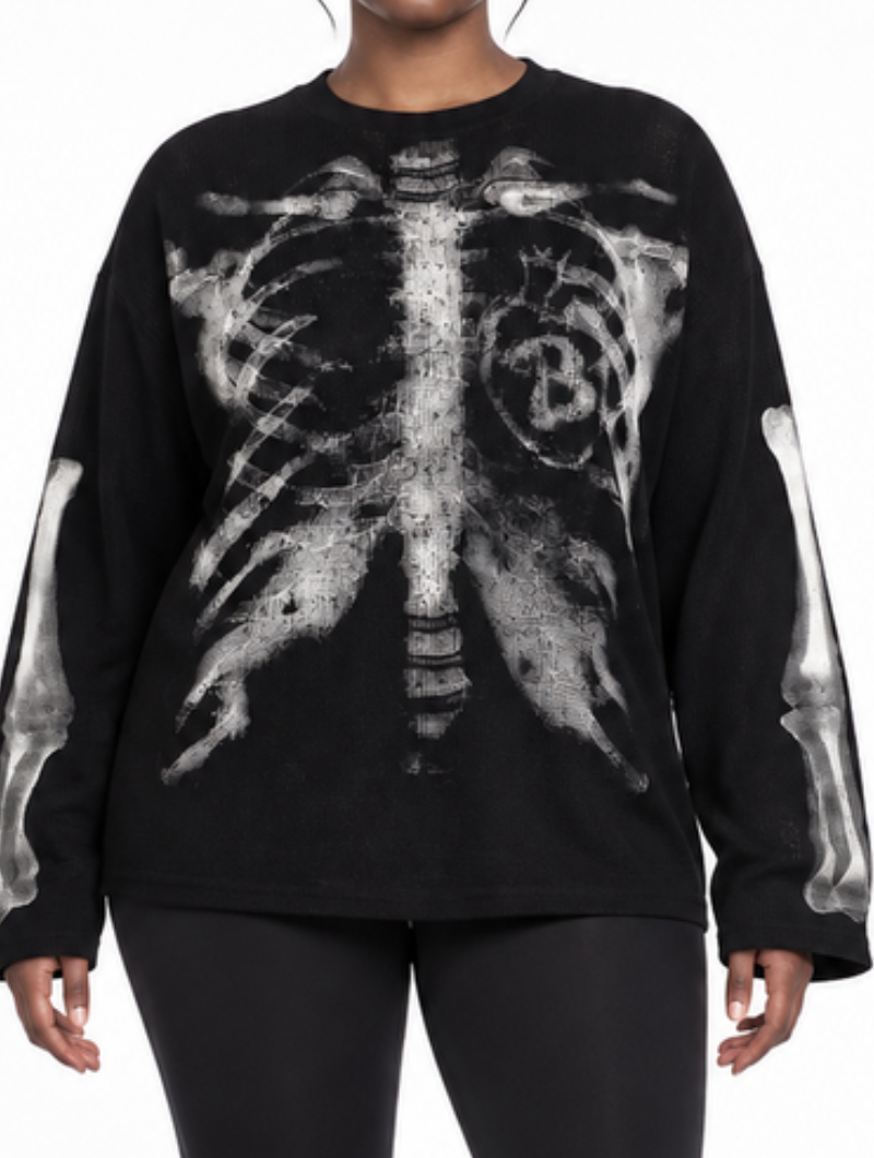 X-Ray Bone Pullover