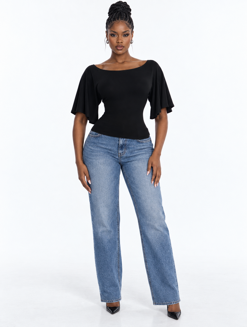 Butterfly Tie Back Top