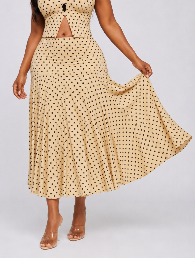 Polka Dot Secret Skort Set