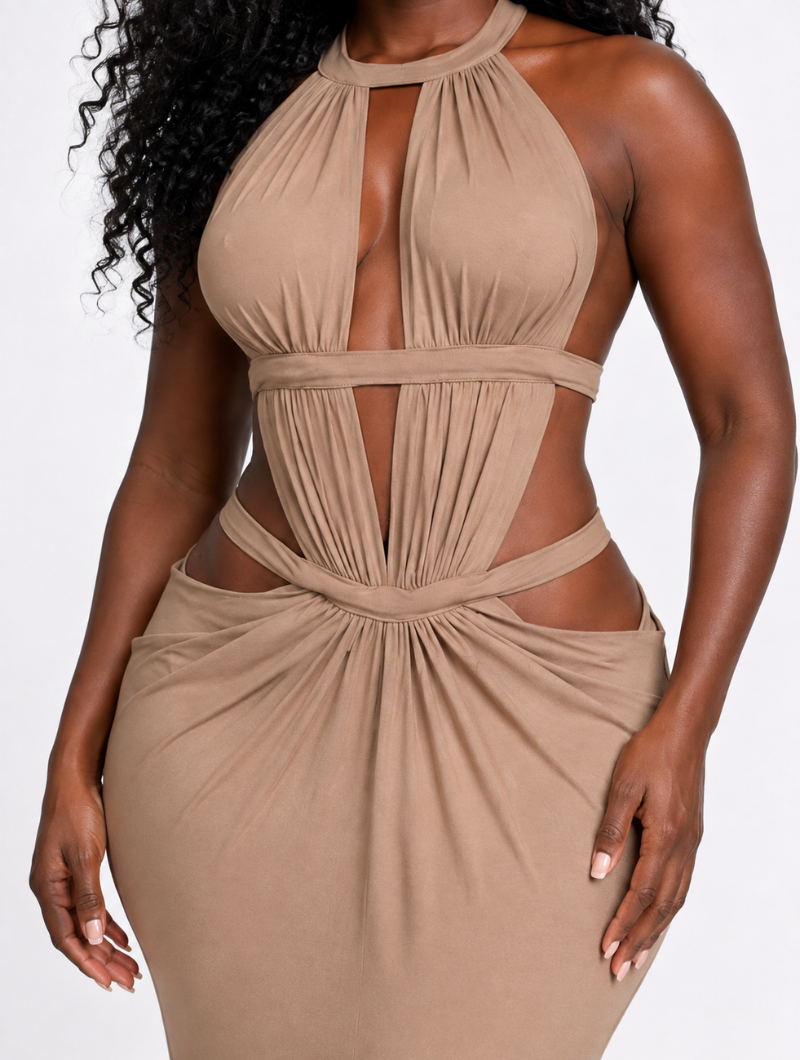 Strappy Cutout Maxi Dress