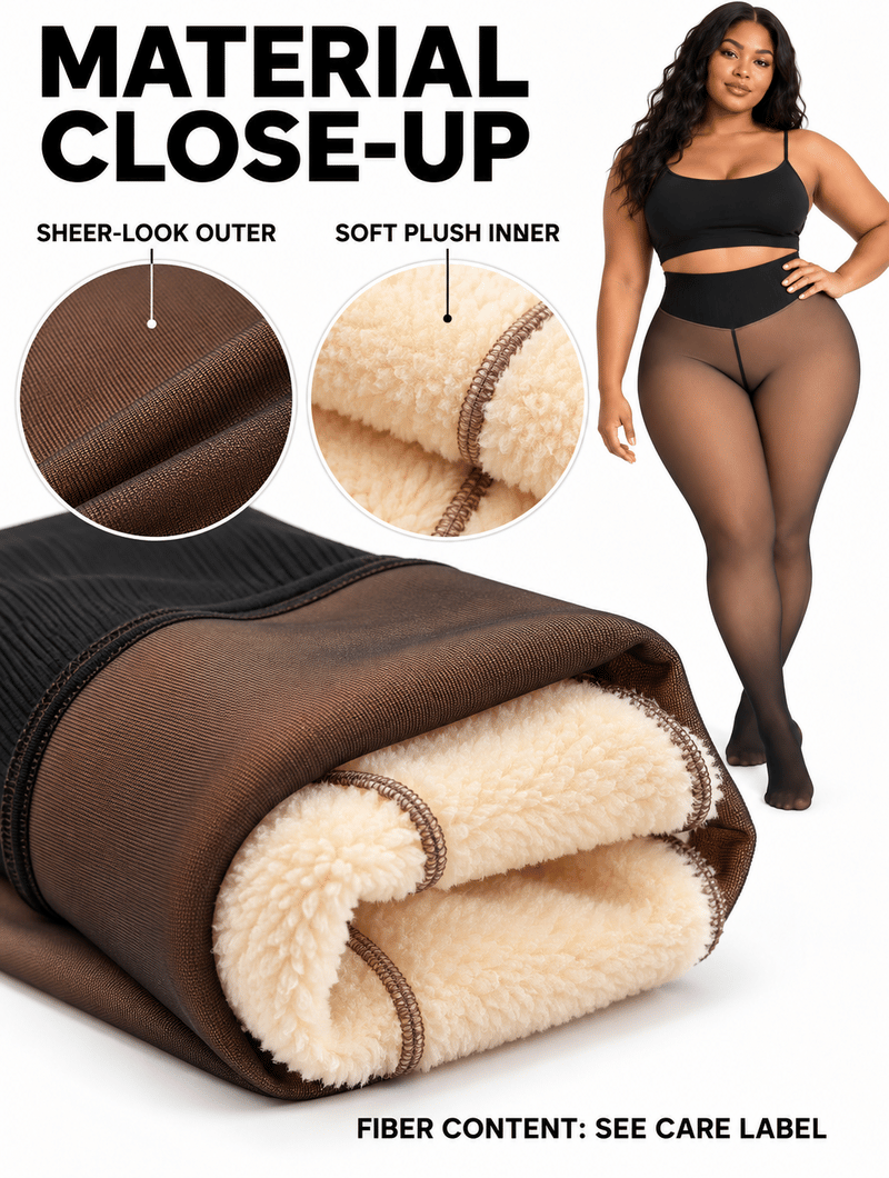 Cozy Sheer Fleece Tights