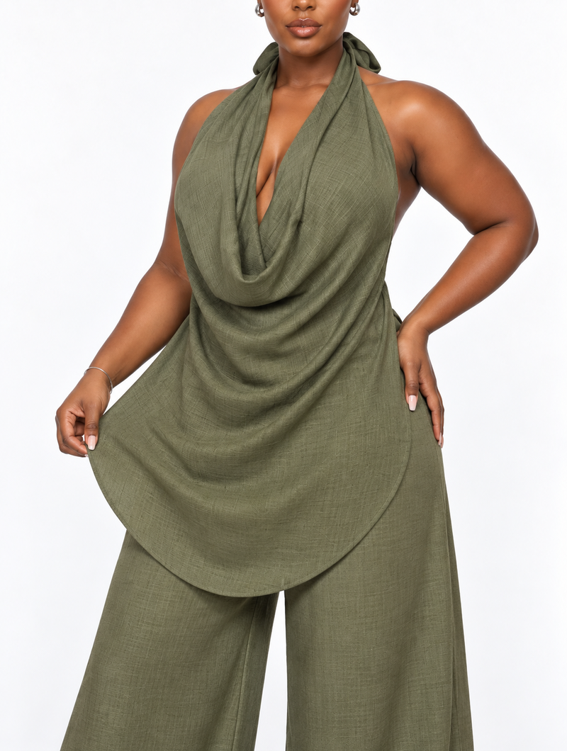 Effortless Drape Pant Set