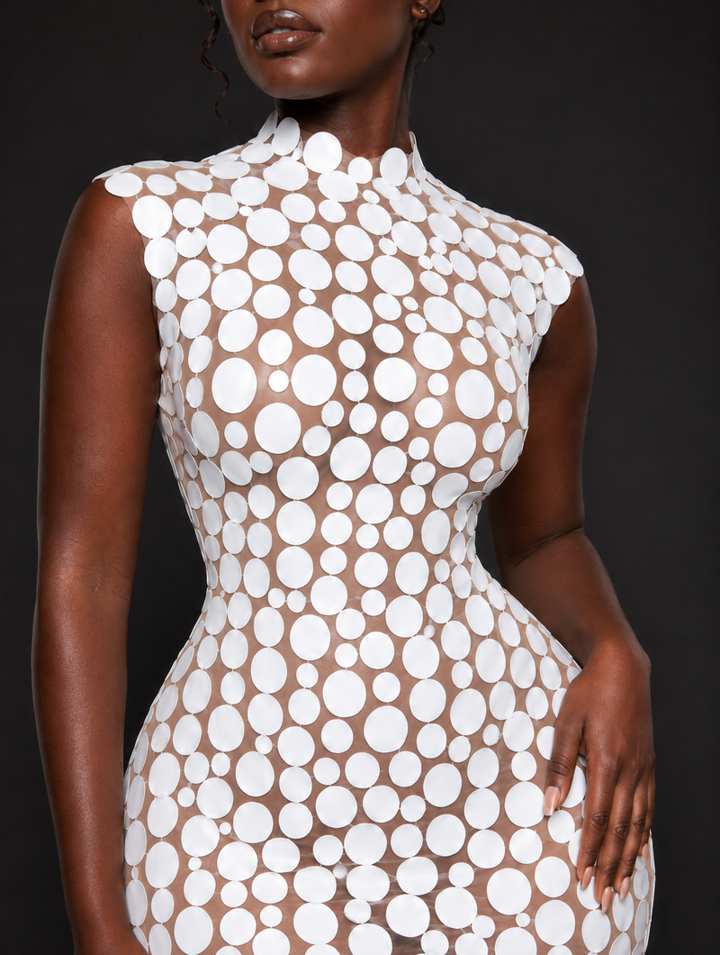 White Circle Maxi