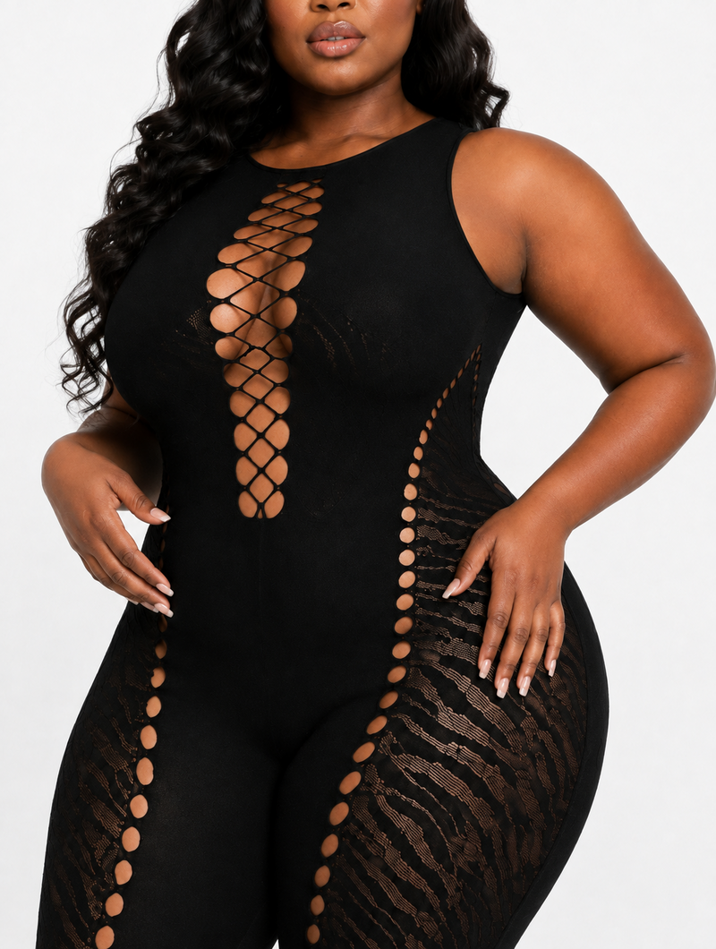 Fatal Allure Cutout Catsuit