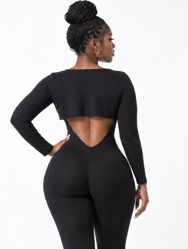 Bare Back Sculpt Jumpsuit